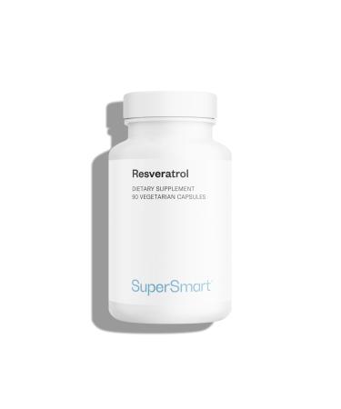 Supersmart - Resveratrol 20 mg - Vitis extract and polygonum CUSPIDATUM -Extract standardized to deliver 10% resveratrol - antioxidants |GVO -free - 90 vegetarian capsules