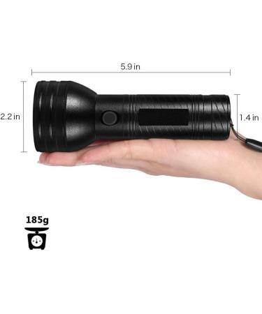 UV Black Light 51 LEDs Flashlight - Mini UV Detector for Pet Urine Scorpion and Fake Banknotes - 395nm Ultraviolet Torch - Buy Online on GoSupps.com