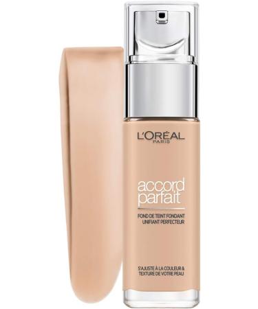L'Or al Paris - Perfect Match Fluid Foundation - For Dry to Normal Skin - Color: Pink Vanilla (2.R) - 30 ml - Buy Online on GoSupps.com