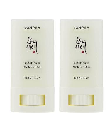 Joseon Sunscreen Stick Relief Sun Matte Sun Stick - Korean Skin Care SPF 50+ Powder Sunscreen Tone-up Non-Sticky Korean Sunscreen (2pcs)