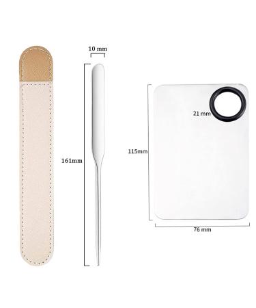Picasso Makeup Spatula Set with Stainless Steel Palette - Professional Korean Foundation Tool - Buy Online on GoSupps.com