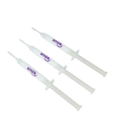 Smirk Refill Gel (3 Syringes 12 Applications) - Peroxide-Free Teeth Whitening Refill Gels for Smirk Teeth Whitening Kits Contains 12 Treatment Applications