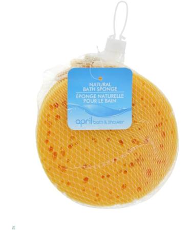 April Bath & Shower Natural Bath Sponges Set - Gentle Sponge for Baby, Kids, Women & Men - 5x5x2 inches - Buy Online on GoSupps.com