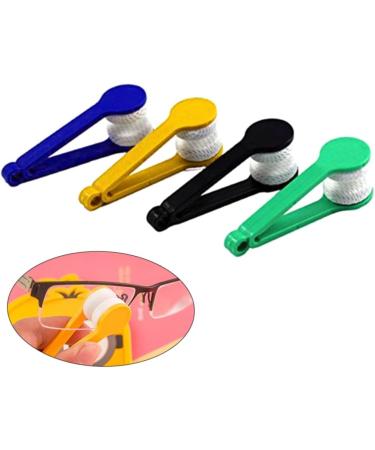LALAFINA 10 pcs Eyeglasses Lens Cleaner Set - Effective Cleaning Brush Clips & Wipes for Eyewear - International Shipping Available - Buy Online on GoSupps.com