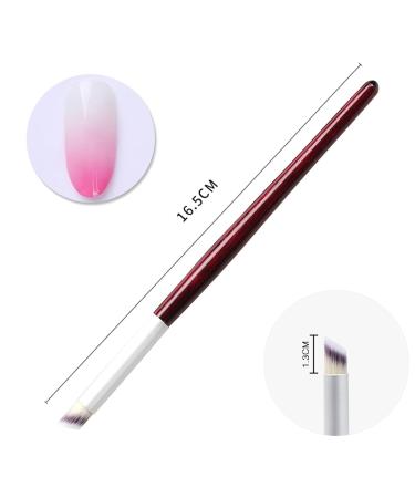 Nail Art Comb Brush - Professional Gel Nail Rendering Tool for Home & Salon Use | Best Nail Brush for Pigment Application - Buy Online on GoSupps.com