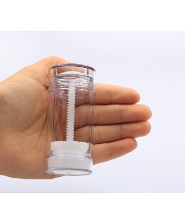 Wresty 1oz/30ml Clear Deodorant Containers Empty Plastic Twist-up Deodorant Bottles Bottom Filling Makeup Bottles DIY Cosmetic Glue Stick Lip Balm Tubes (3 Pcs) - Buy Online on GoSupps.com