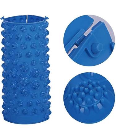 YOBEYI Acupressure Foot Massage Mat Set - Reflexology Walking Toe Plate Pads for Bathroom, Yoga, and Outdoor Games - Anti-Slip, 2 PCS, Blue - Buy Online on GoSupps.com