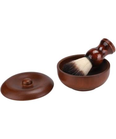Uxsiya Soap Bowl Badger Hair Shaving Brush Shaving Cream Soap Bowl Beard Cleaning Tool Kits(Hu Brush + soap Bowl) - Buy Online on GoSupps.com
