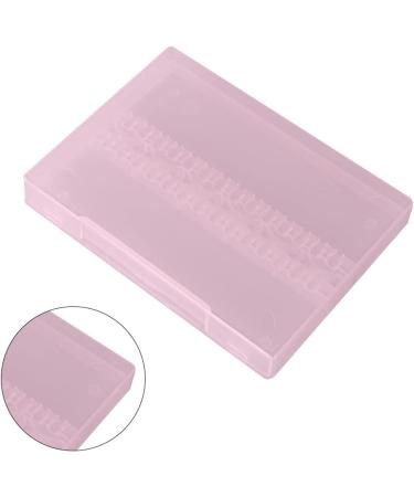 14 Holes Professional Nail Art Polishing Grinding Drill Bit Holder Display Storage Box Material:The Nail Field is Product of Super Plast (Pink) - Buy Online on GoSupps.com