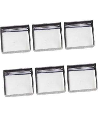 FRCOLOR 120 Pcs Square Magnets Pans for Eyeshadow Empty Eyeshadow Tin Pan Sample Accessories Stainless Steel Mx2pcs As Shownx2pcs - Buy Online on GoSupps.com
