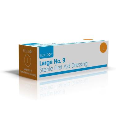 Buy Blue Dot No. 9 Sterile First Aid Dressing - Large Box | International Shipping Available - Buy Online on GoSupps.com