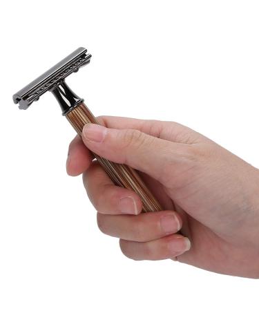 Manual Bamboo Razor for Men - Portable Bartschneider Hair Trimmer | Perfect Father's Day Gift - Buy Online on GoSupps.com