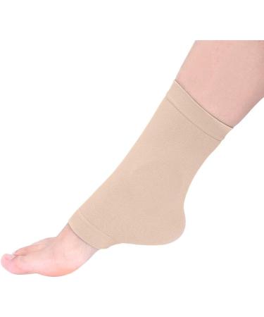 Padded Heel Socks - Soft Elastic Ankle Sleeve & Silicone Cushion for Heel Protection | Breathable Foot Care Solutions - Buy Online on GoSupps.com