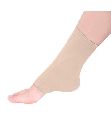 Padded Heel Socks - Soft Ankle Sleeve with Silicone Cushion for Heel Protection | Breathable & Comfortable - Buy Online on GoSupps.com