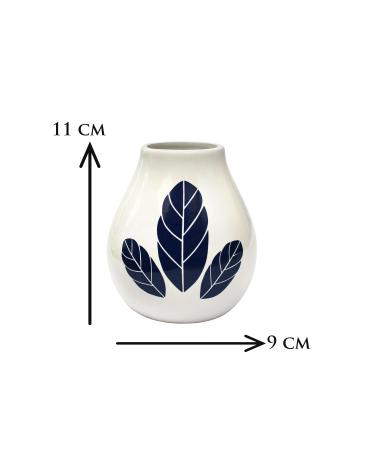 Yerba Mate Starter Set | Brazilian Mate Tea 150g | Herbal & Fruit Blend | Ceramic Hoja White Cups | Steel Bombilla | Gluten-Free - Buy Online on GoSupps.com