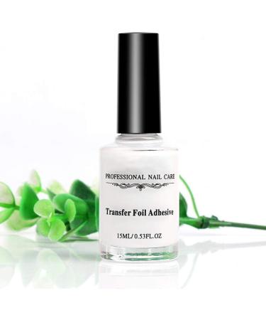 Nail Art Glue - 15ml White Star Gel for Foil Sticker Transfer & Decoration - Buy Online on GoSupps.com
