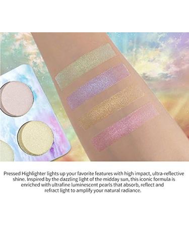 AKDSteel HANDAIYAN Women 4 Colors Highlight Eyeshadow Waterproof Long-Lasting Eye Shadow Palette Makeup Kit 2# - Buy Online on GoSupps.com