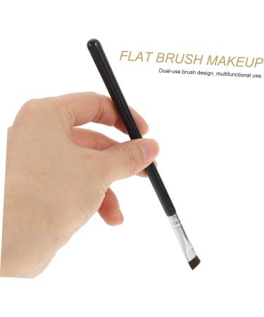 Outanaya 6pcs Flat Eyebrow Brush Makeup Brush Eyeshadow Brush Eyeliner Brush Makeup Tool Wooden Handle - Buy Online on GoSupps.com