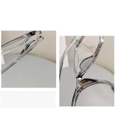 Ultra Light Blue Light Blocking Readers - Oversized Clear Vision Reading Glasses +0.00 Black-Clear - Buy Online on GoSupps.com