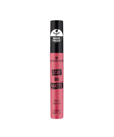 Essence Stay 8H Matte Liquid Lipstick liquid lipstick No. 04 Mad about You red matt matt color -intensive intensive without alcohol without parabens microplastics particles free (3ml)