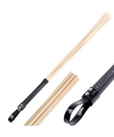 ROARINGWILD Horse Riding Crop Natural Elastic Tough Bamboo Style Crops Teaching Training Tool