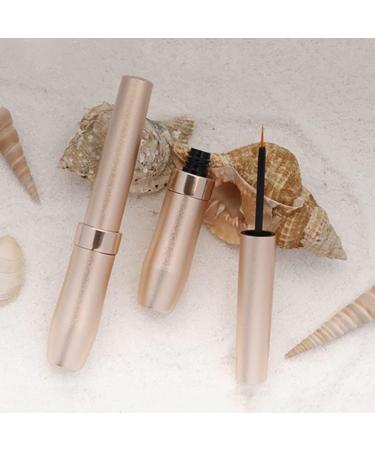 FOMIYES Oil Bottle Dispenser 2pcs Eyeliner Tubes Vials Bottles Aluminum Empty Refillable Tubes Mascara Tubes 5ml Bottles with Brush Applicator Golden Makeup Mascara - Buy Online on GoSupps.com