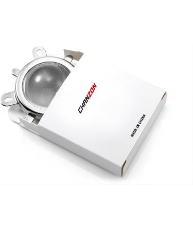 Chanzon LED Lens Optical Glass 44mm 60 + Reflector Collimator 50mm + Bracket for High Power Light SMD COB Chips - Buy Online on GoSupps.com