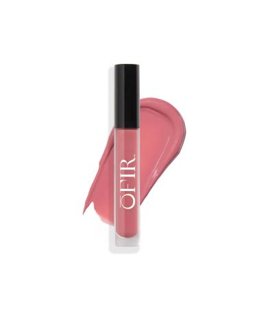 OFIR Hue Hydrator Sheer Lip Jelly | Luminous Gloss Shine Formula With Apricot Oil Coconut Oil Vitamin E for Subtle Color | Vegan Cruelty Free Hydrating lip Balm | Poppy - Dusty Rose 0.135 Fl oz