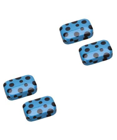Homsfou 4 pieces mini contact lens container Contact lens dispenser contact lenses tweezers pocket contact liner lentil organizer glasses case colored contact lenses