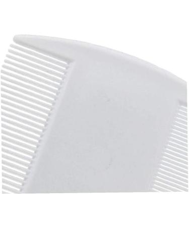 Deft ProcessedReusable Plastic Nit Comb Double Sided Nit Fine Comb Tooth For Head Lice Removal Comb Pet Flea White - Buy Online on GoSupps.com