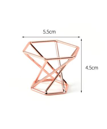 Lurrose Makeup Sponge Holder - 2 Piece Metal Drying Stand for Egg Powder Puff - Rose Gold Display Stands - International Shipping Available - Buy Online on GoSupps.com