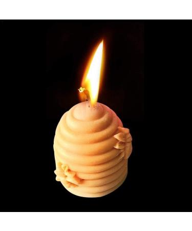 2 Pack 3D Bee Honeycomb Silicone Candle Molds - Homemade Beeswax Candle and Soap Making Supplies - Buy Online on GoSupps.com