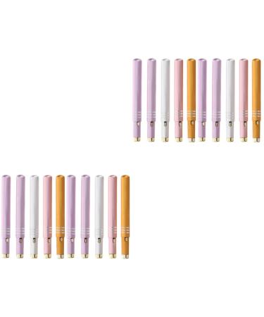 10 Pcs Retractable Lip Brush Lipstick Brush Makeup Beauty Tool Kits Foundation Makeup Brushes Gloss Applicator Lipstick Applicator Wands Makeup Eyeshadow Makeup Tool Aluminum Alloy