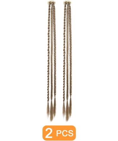 Traziewell Long Plait Hair Extension Brown Hair Extensions Clip in Hair Extension Two Piece Long Straight Synthetic Hairpieces 0136 FH000136 One Size - Buy Online on GoSupps.com