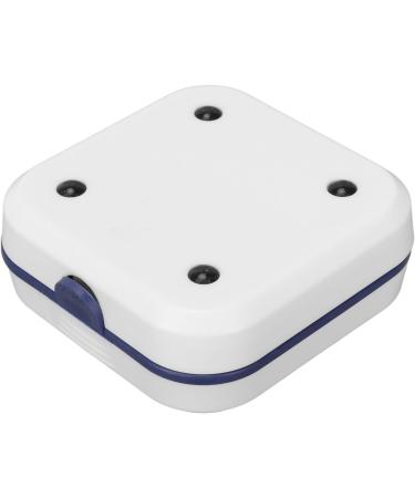 Hearing Aid Storage Case Hearing Aid Case Hearing Aid Storage Box Hearing Aid Box Large Capacity Compact Portable Protective Sturdy Silicone Lining White - Buy Online on GoSupps.com