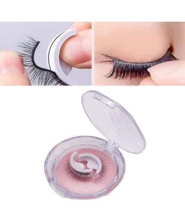 Fake eyelashes Self Adhesive False Eyelashes Reusable No Glue Eyeliner Needed Natural Fake Eyelashes 1Pair - Buy Online on GoSupps.com