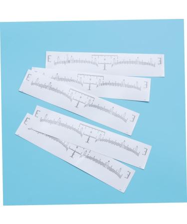 Angoily 120pcs Eyebrow Shaping Tool Makeup Tools Jewel Measurement Tool Vernier Caliper Sticker Disposable - Buy Online on GoSupps.com