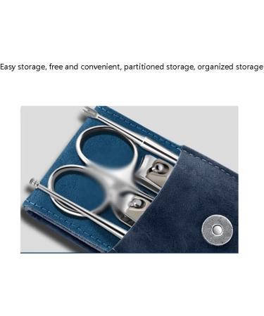 Nail Clippers Set Manicure Set Stainless Steel Nail Clippers Set with Sharp Nail Cutter for Gift Everyday use (Color : Green) Blue green - Buy Online on GoSupps.com