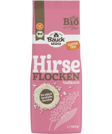 Bauckhof Hirs flakes glutenfree Organic 6 x 500 gr - Buy Online on GoSupps.com
