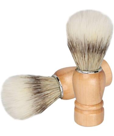 AnSafe Shaving Brush - Handmade Solid Wood Handle Foam Soap Beard Brush for Perfect Shaving & Hairstyle Care | International Shipping Available - Buy Online on GoSupps.com