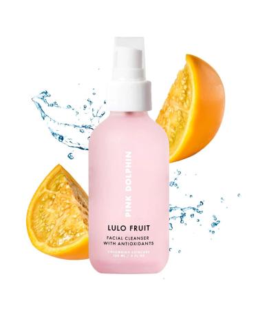 Pink Dolphin Lulo Fruit Antioxidant Facial Cleanser | Vitamin C & Vegan Face Wash for Women | Citrus Scent | Colombian Beauty Skin Care | 4oz - Buy Online on GoSupps.com