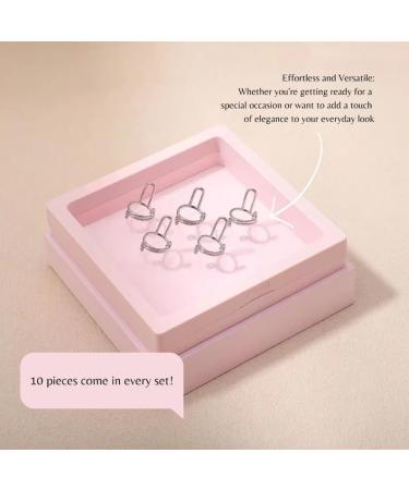 Halal Finger Nail Rings Set of 10 - Reusable and Adjustable - Gold - Buy Online on GoSupps.com