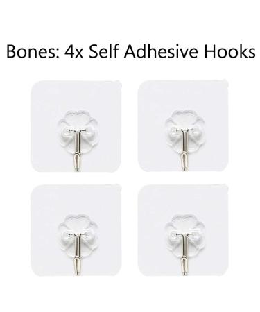 Pack of 4 Mesh Loofah Bath Sponges & Shower Balls with 4 Wall Hooks - Exfoliating Body Scrub for Spa-Like Clean - Buy Online on GoSupps.com