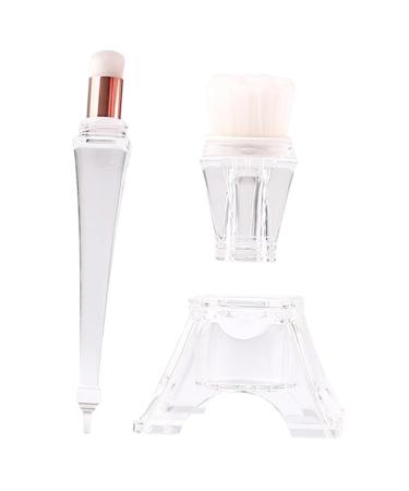 Beaupretty Makeup Tool Makeup Highlighter Makeup Blush Brush for Cheeks Powder Brush for Loose Powder Makeup Blush face Makeup Makeup Face Brush Miss PVC Makeup Powder 2 in 1