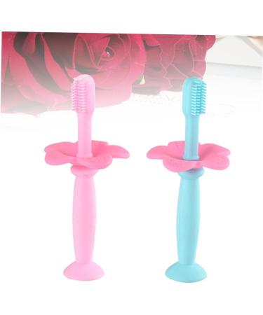 Beavorty 4-Piece Silicone Baby Toothbrush Set | Children s Fingerbrush & Training Toothbrush for Oral Care - Buy Online on GoSupps.com