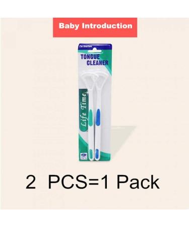 Asia Tongue Cleaner Scraper - High Quality Plastic Tongue Scrubber for Adults & Kids (2pcs) - Best Oral Hygiene Tool - Buy Online on GoSupps.com