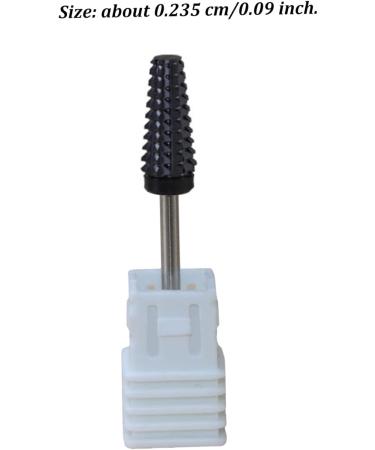 Nail Drill Bits 5 in 1 Nail Polishing Bit for Nail Drill Cone Shape Manicure Drill Bit for Gel Polish Nail Art Tool 2.35mm - Buy Online on GoSupps.com
