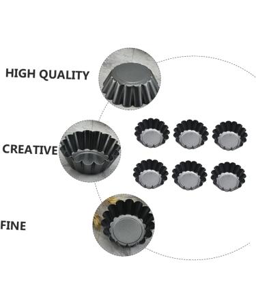 PRETYZOOM Flan Tart Pan 36 Pcs Cake Mold Non Stick Egg Tart Mold Wrought Iron Iron Bake Mold - Buy Online on GoSupps.com