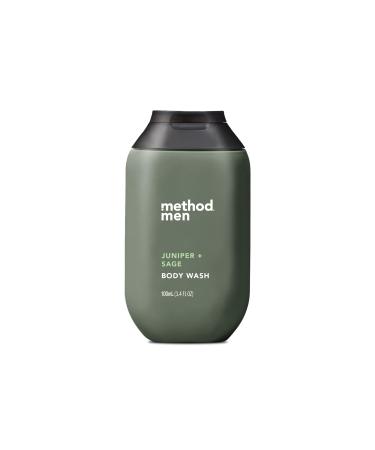 Method Men Juniper + Sage Body Wash 3.4 Ounces Travel Size