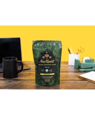 NeuRoast Decaf Mushroom Coffee - Nootropic Blend with Lion's Mane & Cordyceps for Enhanced Energy & Focus - Buy Online on GoSupps.com